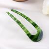Coreano U-shaped Ácido Acético Hairpin Hairpin Traseira da Cabeça Cabelo Fixação Cartão Pente Simples Bola Moderna Hairpin Clip
