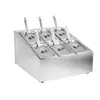 Estante para Ollas de Acero Inoxidable Caja de Condimentos de Cocina Compartimento para Frasco de Condimentos Caja de Ingredientes para Mermelada Caja Pequeña de Materiales para Hot Pot Comercial