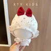 Chapéu de Bebê para Meninas, Chapéu Pequeno para Recém-Nascidos com Proteção de Orelha, Chapéu Doce de Princesa para Primavera e Outono com Acabamento de Renda, Chapéu de Bebê