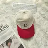 Gorra de Béisbol Casual Estilo Coreano 2026 Nueva Bordada con Letra Protección Solar Bloqueo de Color Desgastada Sombrero Diario