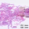 Série roxo escuro Contas de vidro de cores misturadas Contas Colar feito à mão Pulseira Brincos Jóias DIY Material Acessórios
