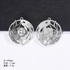 Accesorios Yiwu joyería diy estilo antiguo chino multi-tamaño disco de chismes Taiji colgante hueco para collar colgante