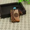 Llavero de Tallado en Madera de Durazno Colgante Redondo Auspicioso para Llave de Coche Accesorios Colgante para Bolso Se Puede Tallar con Logo