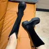 2026 Estilo Caliente de Celebridad de Internet Color Sólido Punta Redonda Estilo Callejero Alta Apariencia Botas Martin Suela Suave Pies Cómodos Botas Frescas Simples Mujer