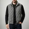 Chal Casual de Hombre 3D Transfronterizo Amazon Otoño/Invierno 2026, Cálido, Grueso, Forrado de Felpa, Chaleco Casual Acolchado