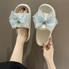 Pantuflas Snead Ins Lindo Sand Lazo Suela Gruesa Pareja Pantuflas de Baño Verano Venta al por Mayor Mujeres Pantuflas Eva