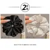 Goma para el pelo tipo scrunchie de encaje con lunares estilo coreano para mujer 2026 Nuevo Modelo de Alta Gama Lazo grande para el pelo Flor de pelo suave Cuerda para el pelo Accesorio para el cabello