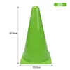 Cubo redondo de 23 cm con logo para entrenamiento de fútbol, baloncesto, helados, cubo con logo súper grueso, obstáculo de carretera, entrenamiento de fútbol, Carretera