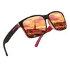 Nuevas Gafas de Sol Polarizadas de Moda Europeas y Americanas, Gafas de Sol Cuadradas Coloridas, Gafas Cuadradas para Deportes al Aire Libre y Ciclismo