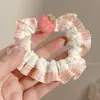 Goma de pelo de malla extragrande estilo coreano para mujer, goma de moño de alta gama, banda elástica para coleta diaria