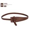 Cinturón Nuevo para Abrigo 2021 Estilo Coreano Estilo Casual Cinturón para Mujer Hebilla Irregular Cinturón de Cintura Anudado para Cortavientos