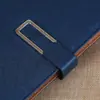 Cuaderno de cuero PU para negocios, tesoro de carga portátil, cuaderno, libro de trabajo para aprender y oficina, se puede personalizar el logotipo