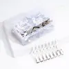 Hao Rui Clip de Posicionamiento para Maquillaje de Empuje Manual Clip Fijador para Rizos de Cabello Clip para Raíz del Cabello de Salón de Belleza Clip Esponjoso Herramientas para el Cabello