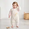 Mono de otoño e invierno para bebé 150g acolchado para recién nacido ropa abrigadora engrosada súper lindo y adorable ropa exterior para bebé