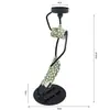 Ornamento Suporte de Vela de Ferro Forjado Estilo Retrô de Uma Mão, Decoração Criativa para Casa para Montagem de Jantar Romântico à Luz de Velas, Decoração de Mesa de Jantar