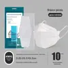 Máscara Kn95 Design Estéreo 3D para Mulheres com Alto Apelo Estético, à Prova de Poeira Descartável, Estilo Moderno para Homens, Cor Morandi, Proteção Contra Frio para Outono e Inverno, Respirável Novo Modelo