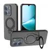 Adequado para Redmi 15C Capa Protetora 360 Graus com Anel de Dedo e Suporte Anel Redmi 15C Capa Anti-Queda de TPU para Celular