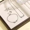 Letra Familia Santa Ys Combinación 5 Accesorios Pulsera para Mujer, Moda Versátil Retro Ysl Joyería de Mano Fábrica Mayorista Dropshipping