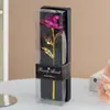 Regalos de San Valentín para Novia Rosa Única de Lámina de Oro Navidad Actividades Creativas Regalos de Puesto