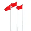 Acero Inoxidable 304 Mástil de Bandera para Exteriores Sitio de Construcción Corporativo Escuela Lugar 8.1m 12m Cónico Mástil de Bandera Rojo Fabricante
