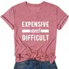 Caro y Difícil Amazon AliExpress Comercio Exterior Top para Mujer Camiseta Transfronterizo Holgado Mujer
