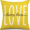 Funda de almohada de lino nórdico nuevo para Amazon transfronterizo, funda de almohada con estampado de frutas de verano, funda para cojín de sofá para el hogar