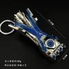 Peace Elite Cuchillo de Llama de Metal 22cm Modelo de Arma Accesorios Cuchillo Mariposa Cold Front sin Filo