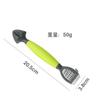 Rallador de Limón Exprimidor Casero Acero Inoxidable Doble Cabeza Pelador de Naranja Raspador Multifuncional Cono Rallador de Limón