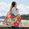 Bolsa de Hombro Plegable Nueva de Dibujos Animados Transfronteriza Bolsa de Compras Grande Portátil de Gran Capacidad Bolsa de Compras para Supermercado