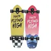 Novo Skate R7 de Nylon com Ponte de Mola para Terreno, Skate de Quatro Rodas para Iniciantes, Skate de Quatro Rodas Unissex para Rua