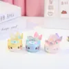 Celebridade da Internet Gato Sereia Figura de Cristal Caixa Surpresa Desenho Animado Menina Fofa Decoração Ornamento de Mesa Presente