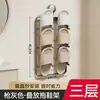 Estante para pantuflas de baño con ventosa, colgador de almacenamiento de pantuflas detrás de la puerta, herramienta mágica para ahorrar espacio para personas perezosas, montado en la pared para baño/inodoro