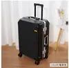 Mala de Viagem com Estrutura de Alumínio 20 polegadas Case de Rodinhas de Mão com Rodas Universais, Cadeado de Combinação, Porta USB, Mala Impermeável