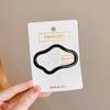 Pinza para cabello hueca en forma de nube para cabello roto Clip explosivo de una palabra TikTok Horquilla para flequillo delantero Simple Horquilla para cabello de la parte posterior de la cabeza