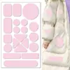 Parche para Chaqueta de Plumas, Parche para Tienda de Campaña, Parche para Agujeros, Parche de Reparación, Parche para Agujeros sin Planchar, Parche con Diseño Lavable