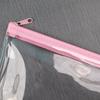 Estojo de Lápis de PVC Transparente com Zíper Bolsa Portátil para Cosméticos Bolsa Especial para Exame Estojo de Canetas Eva