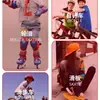 Casco infantil para patinar, equipo de protección para bicicleta, patines, bicicleta de equilibrio para niños y niñas, juego de rodilleras para patinete