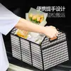 Accesorios interiores de coche, caja de almacenamiento para coche, caja organizadora, organizador de maletero de coche, caja de almacenamiento de tela no tejida para vehículos