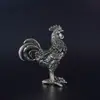 Novos Ingotos Estilo Chinês Galo Grande Feng Shui Ornamentos Doze Signos Artesanato de Cobre Galo Dourado Frango Doméstico Ornamentos para Sala de Estar