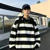 Camiseta de Manga Larga para Mujer Primavera Otoño Invierno Más Vendida Estampado Digital Diseño para Hombre Capa Base Estudiante Deportes Rayas Top