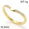 Anillo de Acero de Titanio con Diamantes Pavimentados en Forma de V, Apilable, Estilo Delgado, Anillo Completamente Pavimentado, Joyería Transfronteriza al por Mayor