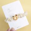 Nuevo Anillo para el Cabello de Rosquilla de Dibujos Animados, Lazo de Intestino Delgado, Verano Fresco, Corazón de Niña Dulce, Cuerda para el Cabello de Niños, Banda de Goma Plisada