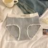 Ropa interior para niñas ropa interior para mujer antibacteriana cómoda de cintura media sin costuras simple con letras algodón 2023 nuevos calzones