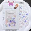 50 Decoraciones de Moños para Uñas, Moños Pequeños de Hielo Transparente, Brillantes de Resina Dulces para Arte de Uñas, Pequeños Accesorios para Uñas