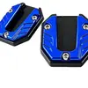 Soporte lateral para vehículo eléctrico con base ampliada, cubierta de soporte lateral antideslizante ensanchada, repuestos de soporte de pie único para patinete