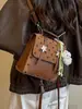 Mochila casual de alta calidad, gran capacidad, estilo universitario, moda retro 2026, simple, elegante, con lunares, sencilla, para mujer