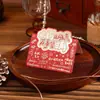 Tarjeta de felicitación estilo nuevo con sello dorado de buena suerte, Tarjeta universal para fiestas, Tarjeta de felicitación de Año Nuevo, Llega la buena suerte, Texto inspirador, Tarjeta pequeña, Bendiciones
