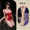 Lencería Sexy Estilo Nuevo, Pijama Sexy con Aros, Tentación Transparente, Camisón de Malla Transparente Plisado con Copas para Mujer