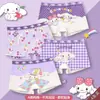 Algodón Puro Boxer Ropa Interior para Niñas Pequeño, Mediano y Grande Dibujos Animados Infantiles Transpirable Cuatro Esquinas Ropa Interior Infantil para Niñas Linda