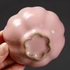 Taza de té de horno rosa Ru, juego de taza personal blanco luna, apertura de té, taza maestra, tazón de té de porcelana Ru